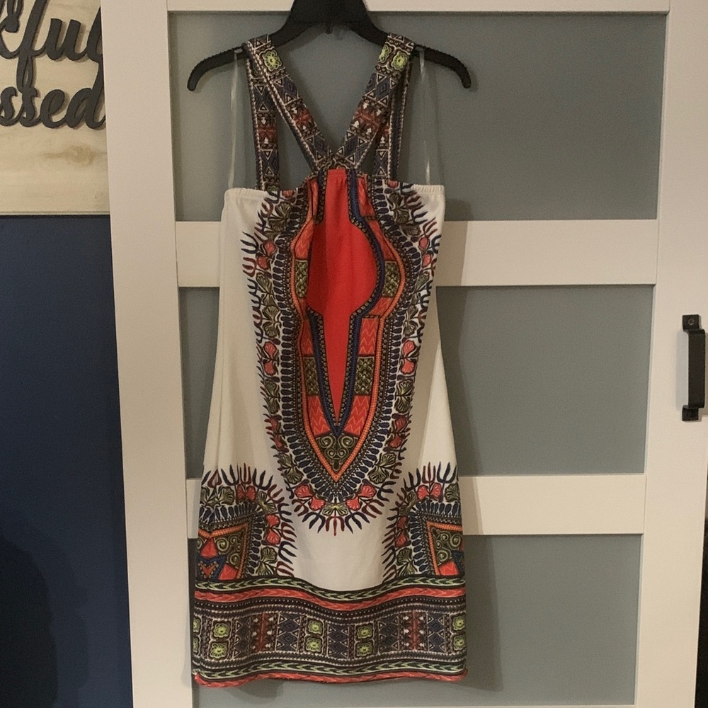 Multicolor Tribal Print Dress